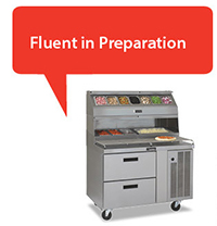 Delfield Dual Rail Prep Tables