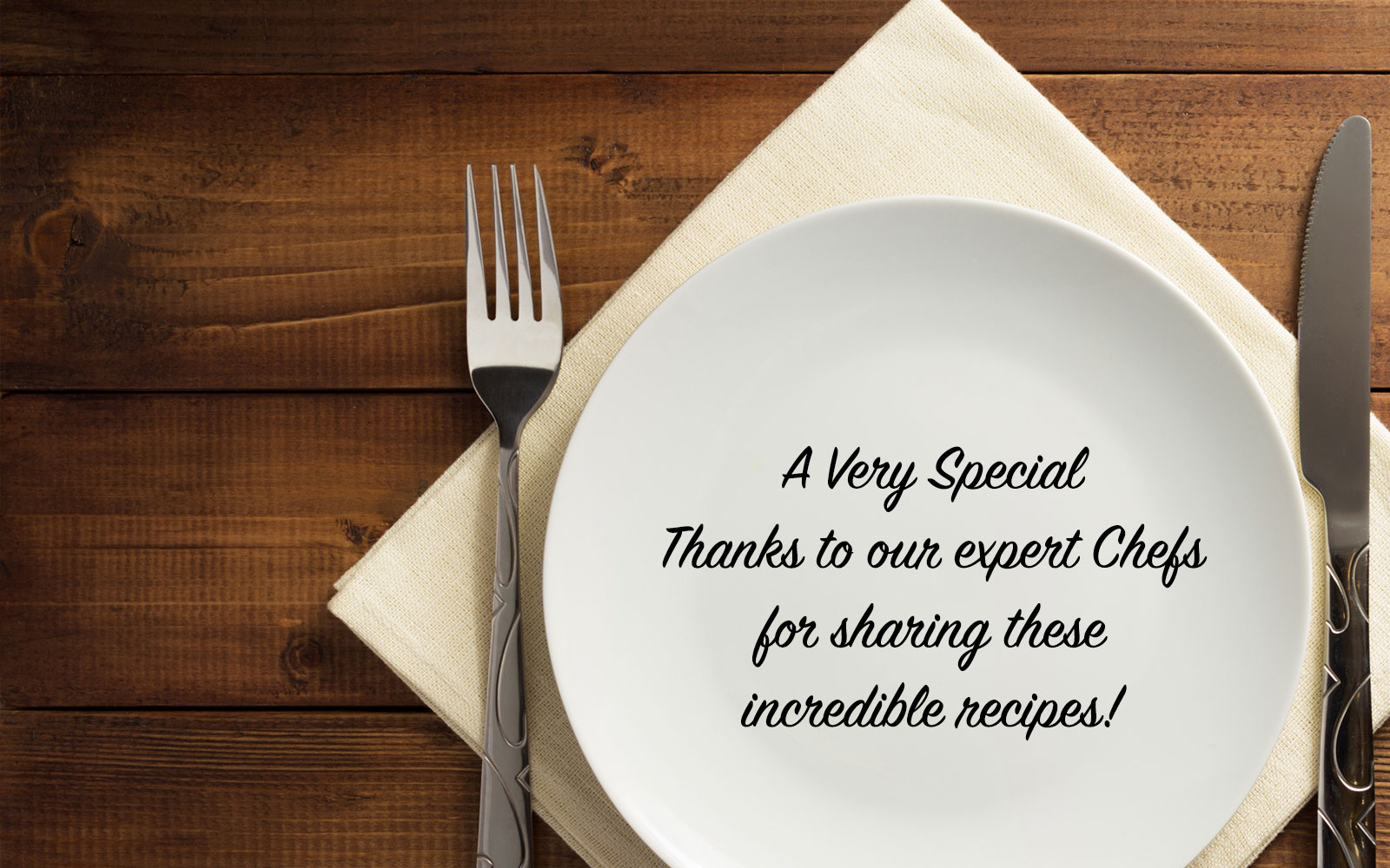 Don't Leave Empty Plated!