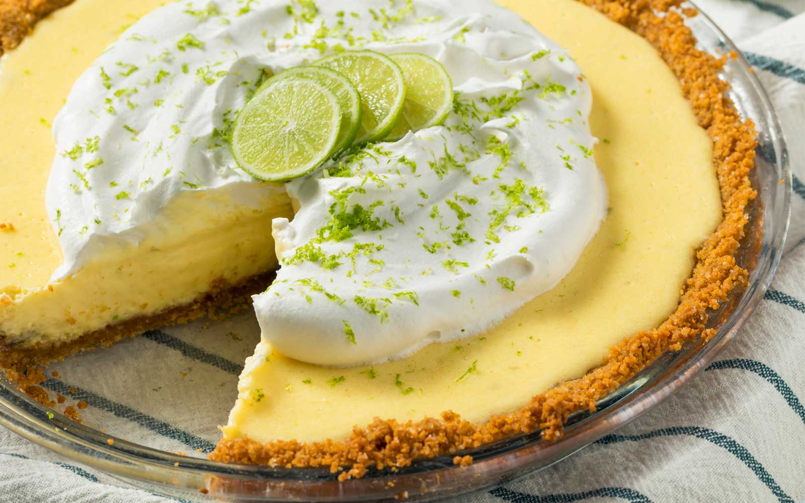 Pistachio Crust Key Lime Pie by Chef Ted Speck