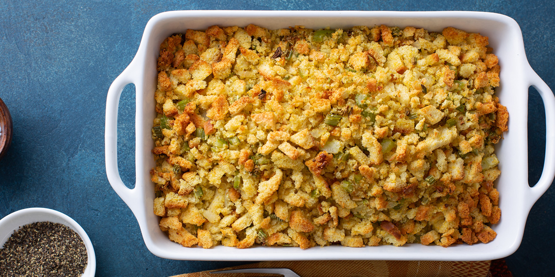 Sausage and Herb Stuffing by Chef Andrew Olitsky
