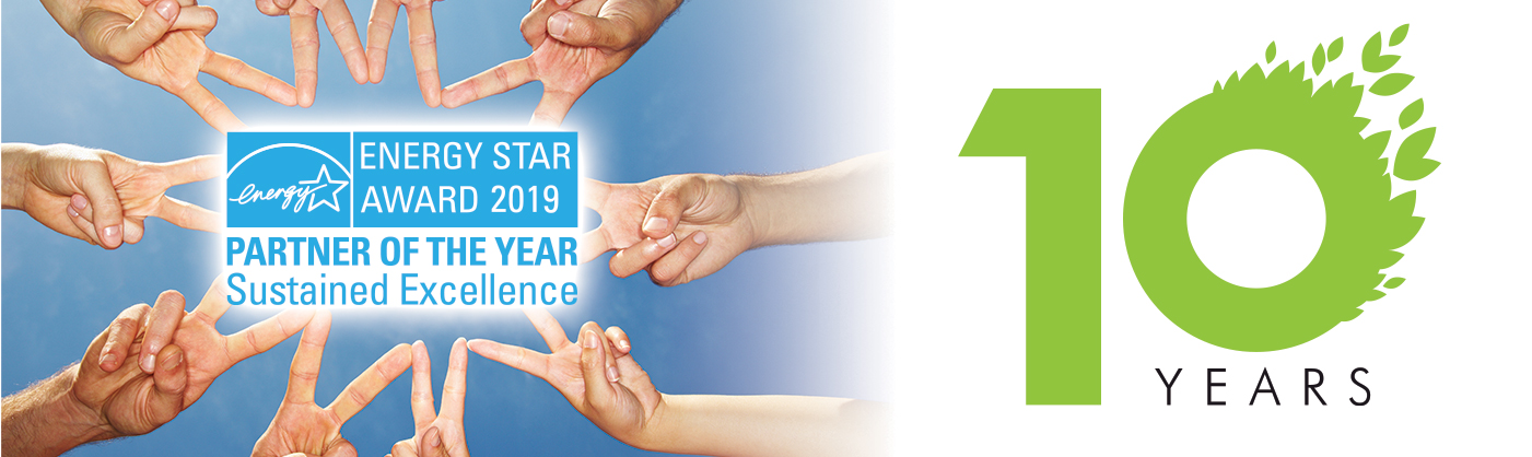 Energy Star Partner for 10 Years