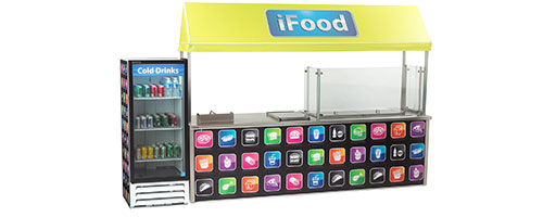 Fuel your customers anywhere, anytime with Delfield Carts and Kiosks